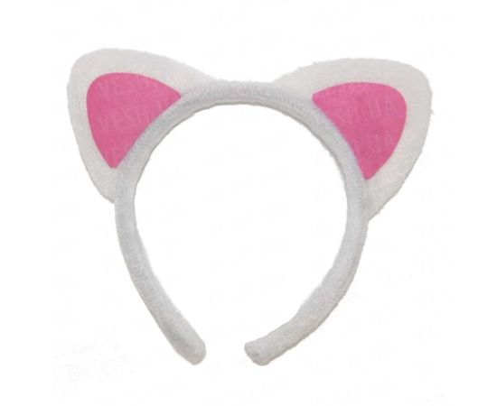 Товар распродан - Ушки Кошка белые - Карнавальные шляпы, фото 1