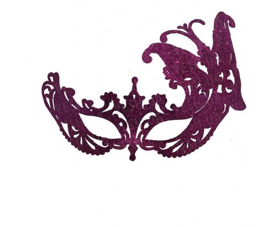 Товар распродан - Венецианская маска Баттерфлай малиновая - Карнавальные маски, фото 1