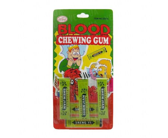 Товар распродан - Жвачка с кровью уп. 3 шт - Оригинальные подарки, фото 1