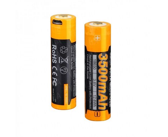 Аккумулятор 18650 Fenix ARB-L18-3500U (3500 mAh) : -Аксессуары, фото 1 Аккумулятор 18650 Fenix ARB-L18-3500U (3500 mAh) : -Аксессуары, фото 1