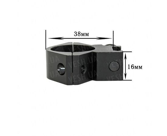 Крепление на оружие для фонаря 25 DK (планка Вивера 19 мм) : -Аксессуары к фонарям, фото 1