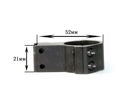 Крепление на оружие для фонаря 30mm Ring Double (Байонет 9 мм) : -Аксессуары к фонарям, фото 1