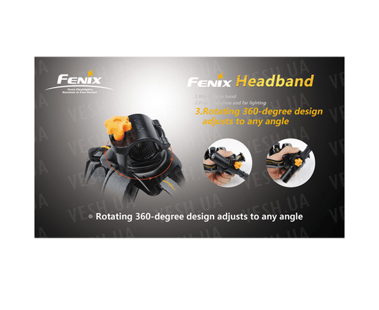 Крепление наголовное для фонарей Fenix : -Аксессуары Fenix, фото 1
