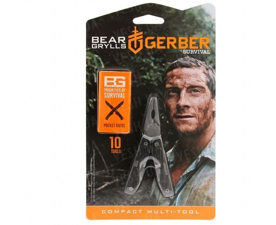 Мультитул Gerber Bear Grylls Compact Multi-tool 31-000750 : -GERBER - BEAR GRYLLS, фото 1 Мультитул Gerber Bear Grylls Compact Multi-tool 31-000750 : -GERBER - BEAR GRYLLS, фото 1