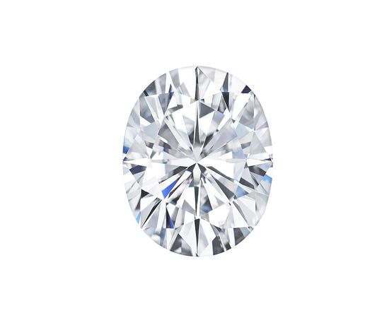 Муассанит Charles &amp; Colvard Forever One 4.20CTW огранка Oval Исключительно белый DEF, фото 1