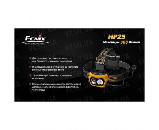 Фонарь Fenix HP25 CREE XP-E : -HP серия, фото 1 Фонарь Fenix HP25 CREE XP-E : -HP серия, фото 1