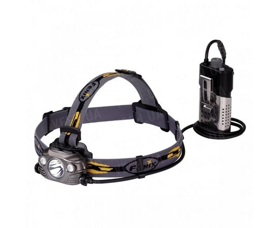 Налобный фонарь Fenix HP30R Cree XM-L2, XP-G2 (R5) (серый, черный) : -HP серия, фото 1