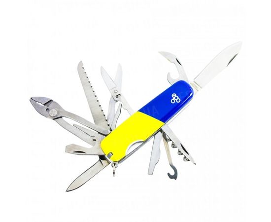 Нож Ego A01.12, синежелтый : -Ножи EGO Tools, фото 1