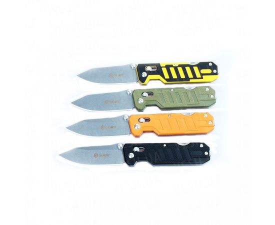 Нож Ganzo G735 (черный, зеленый, оранжевый, черно-желтый) : -Ножи Ganzo, фото 1