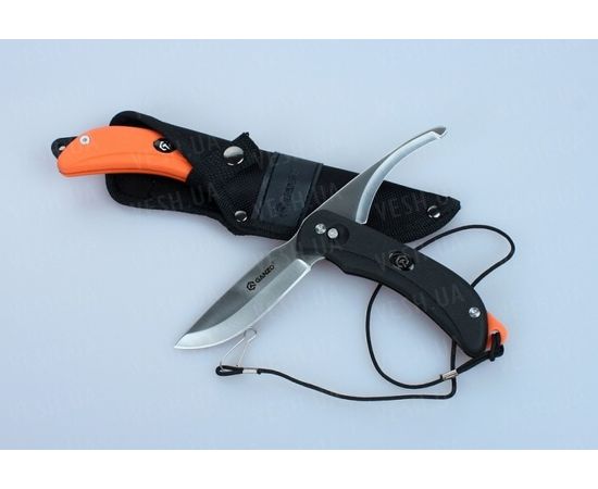 Нож Ganzo G802 (черный, оранжевый) : -Ножи Ganzo, фото 1 Нож Ganzo G802 (черный, оранжевый) : -Ножи Ganzo, фото 1