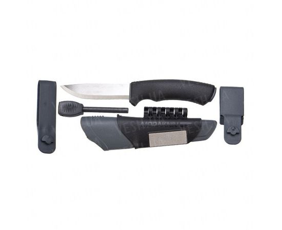 Нож Morakniv BushCraft Survival, нерж. сталь, черный : -Ножи Morakniv, фото 1