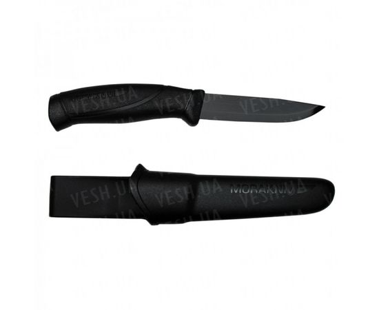 Нож Morakniv Companion BlackBlade, нержавеющая сталь, черный клинок, 12553 : -Ножи Morakniv, фото 1