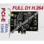 8-ми канальная FULL D1 H.264 компьютерная PCI-E плата видеозахвата для CCTV камер + 4 звуковых канала + ТВ выход (100 fps), фото 1