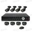 Готовый 4-х камерный DIY комплект проводного видеонаблюдения для самостоятельной установки (4 уличных камеры) (мод. KT7604AD-A Kit 5), фото 1