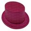 Шляпа детская Цилиндр блестящая малиновая, фото 1