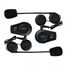 Комплект из 2-х беспроводных bluetooth гарнитур для мотоциклистов для установки на шлем на расстоянии до 500 метров (модель BT-500 R), фото 1