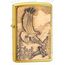 20854 Зажигалка бензиновая WHERE EAGLES DARE EMBLEM BRUSHED BRASS, фото 1