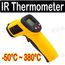Бесконтактный цифровой ЖК ИК инфракрасный термометр пирометр -50C до +380C GM300, фото 1