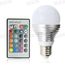 16-ти цветная LED лампа освещения 3W с изменяющимися цветами и режимами освещения + пульт дистанционного управления, фото 1