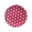 Бумажные тарелки диам.18 см Горошек красный уп. 10 шт, фото 1