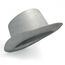 Шляпа Цилиндр серебряная, фото 1
