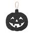 Декор объемный Тыква добрая черная, фото 1