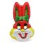 Маска Детская Заяц уп. 12 шт пластик, фото 1
