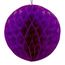 Бумажный шар соты 20 см фиолетовый 0021, фото 1