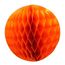 Бумажный шар соты 20 см оранжевый 0011, фото 1
