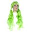 Парик два хвостика 75 см зеленый, фото 1