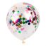 Шар 12&quot; с конфетти кружочками (уп. 5шт), фото 1