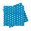 Салфетки Горошек синий (уп. 20шт), фото 1