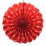 Веерный круг картон 30 см красный 0007, фото 1