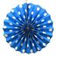 Веерный круг картон 30 см лазурный 0003, фото 1