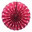 Веерный круг картон 30 см малиновый 0009, фото 1