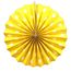 Веерный круг картон 30 см желтый 0019, фото 1