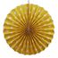 Веерный круг картон 40 см желтый 0019, фото 1